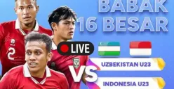 Link Streaming Timnas Indonesia vs Uzbekistan Asian Games 2022 Siang Ini, Skuad Garuda Lakoni Laga Perebutan 8 Besar