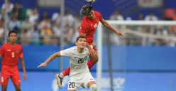 Timnas U-24 Indonesia tersingkir dari Asian Games 2022 setelah kekalahan 0-2 dari Uzbekistan. (Sumber : PSSI)