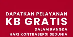 Layanan KB gratis se-Indonesia hingga 4 Oktober 2023. (Sumber : BKKBN)