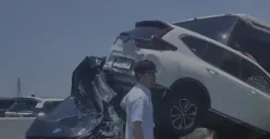 Kecelakaan di Tol Ungaran-Semarang, 1 Mobil Ringsek