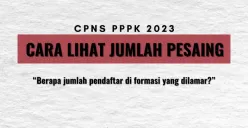 Bisakah Lihat Jumlah Saingan Pelamar CPNS PPPK 2023? Simak Penjelasannya
