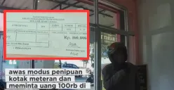 VIRAL Modus Penipuan di Jawa Tengah, Oknum Pura-pura Pasang Tutup Pengaman Meteran Listrik (Sumber : instagram.com/infokabarsalatiga)