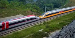 Kereta cepat Jakarta-Bandung Whoosh. (Sumber : instagram/keretacepat_id)