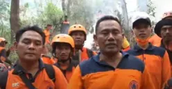 Kondisi Terkini Kebakaran Gunung Lawu, BNPB Turunkan Helikopter Water Bombing
