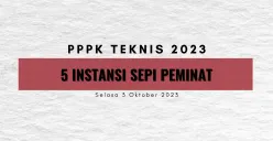 Update jumlah pelamar PPPK Teknis 2023 dan instansi yang masih sepi peminat. (Sumber : InfoSemarang.com)