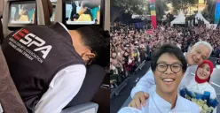 Ketiduran di Pesawat Kelas Ekonomi, Foto Alam Ganjar Jadi Sorotan Warganet