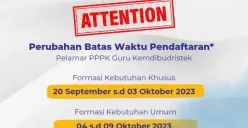 Waktu Pendaftaran PPPK Guru Diperpanjang, Berikut Rincian Jadwal dan Penjelasannya