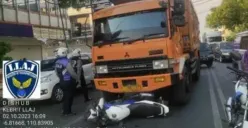 Tidak Mau Ditertibkan, Truk Tabrak Petugas Dinhub di Kudus