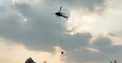 Tanggap Bencana Kebakaran di Jawa Tengah, BNPB: Water Bombing Berhasil Padamkan Api di Gunung Lawu