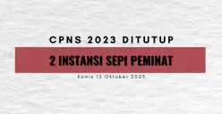 CPNS 2023 resmi ditutup, cek 2 instansi paling sepi peminat. (Sumber : InfoSemarang.com)