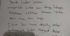 Isi surat wasiat mahasiswi Udinus tewas bunuh diri di indekos (Sumber : instagram @infokejadian_semarang)