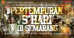 Nonton Gratis Aksi Teatrikal Pertempuran 5 Hari di Tugu Muda Semarang, Sabtu 14 Oktober 2023 Malam