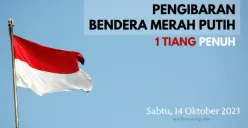 Warga Kota Semarang Diimbau Kibarkan Bendera Merah Putih 1 Tiang Penuh, Sabtu 14 Oktober 2023