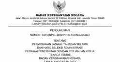 Cek Hasil Seleksi Administrasi PPPK Teknis 2023 BKN, 1.523 Pelamar Dinyatakan Lolos