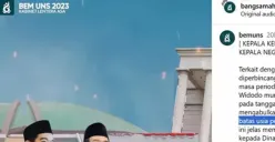 Kritik BEM UNS terkait Putusan MK (Sumber : antara)