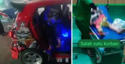 Kecelakaan di Jalan Perintis Kemerdekaan: Tumpahan Solar Buat 2 Orang Terluka