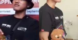 Lagi Tugas Jadi Ketua PSI, Kaesang Pangarep Pede Pakai Tas Teddy Bear, Ternyata Ini Artinya! (Sumber : TikTok/@jurnalis.rakyat)