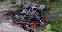 Tabrakan beruntuk di jalan Semarang Raya (Sumber : antara)