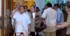 Momen Prabowo Kabur Prank Wartawan, Bikin Ajudan Panik Lari Terbirit-birit (Sumber : TikTok/rumahindonesiamaju)