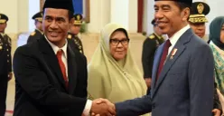 Amran Sulaiman saat dilantik jadi Menteri Pertanian oleh Jokowi (Sumber : Sekretariat Kabinet Indonesia)