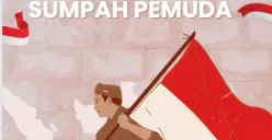 Ilustrasi peringatan Sumpah Pemuda (Sumber : Canva/Syammasafira Studio)