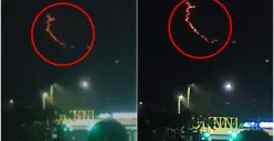 Pantauan Kondisi Kebakaran Gunung Merbabu Malam Ini, Bara Api Masih Menyala dan Tampak Jelas Dari Kejauhan