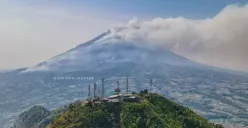 Kebakaran Gunung Merbabu Belum Padam, Abu Beterbangan hingga Kota Magelang