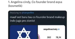 warganet tandai sejumlah artis dan influencer yang dianggap pro Israel (Sumber : instagram @sisiterang.official)