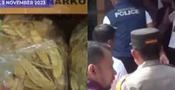 Pabrik Keripik Pisang Narkoba di Bantul digerebek polisi (Sumber : YouTube/Kompas TV)