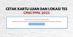 Cetak Kartu Ujian CPNS PPPK 2023, Sudah Bisa Cek Lokasi Tes agar Tak Salah Tempat