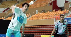 Korea Masters 2023, Kevin/Rahmat debut di babak 32 besar dan Alwi Farhan masih akan berjuang di babak kualifikasi, Selasa 7 November 2023. (Sumber : PBSI)