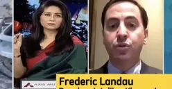 pasukan intelijen khusus Israel, Frederic Landau komplain warna baju pembawa berita India (Sumber : instagram @cordova.media)