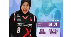 Megawati Hangestri Pertiwi raih gelar MVP putaran pertamaa Liga Voli Korea Selatan atau V League 2023/2024. (Sumber : Instagram/kovopr_official)