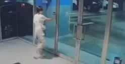 video cctv apartemen Caroline Angelica sebelum tewas (Sumber : YouTube Official iNews)