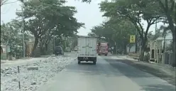 Seorang warganet asal Rembang mengaku lelah jika harus melewati Jalan Pantura rute Semarang-Rembang PP karena kondisi jalan yang buruk. (Sumber : X @budi_darmaji)