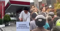 Richard Theodore Bagi-bagi BBM Gratis Berujung Diamuk Massa, Warganet: Demi Konten