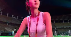 Aurelie Moeremans dapat dukungan warganet tampil di acara pembukaan Piala Dunia U 17 (Sumber : instagram @aurelie)