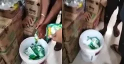 Dukung Palestina, Pemilik Toko Ini Hancurkan Seluruh Barang Dagangan yang Pro Israel (Sumber : Twitter/@sosmedkeras)