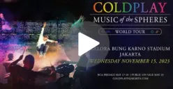 Informasi link live streaming konser Coldplay di Jakarta malam ini (Sumber : PK Entertainment)