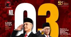 Dapat Nomor Urut 3, Ganjar-Mahfud MD Gaungkan Metal Menang Total