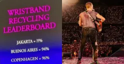 Alasan Wristband Konser Coldplay Harus Dikembalikan (Sumber : instagram @jktgo & @coldplay)