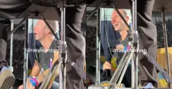 Momen Chris Martin Lesehan saat Maliq & DEssentials Manggung, Publik: Emang Boleh Se-Nongkrong Itu?