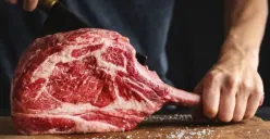 Daging meltique disebut wagyu imitasi (Sumber : Freepik/valeria_aksakova)