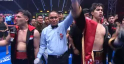 El Rumi memenagkan duel tinju melawan Jefri Nichol dengan skor tipis di Superstar Knockout. (Sumber : YouTube/Rans Entertainment)