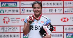Gregoria Mariska Tunjung Juara Kumamoto Masters Japan 2023. (Sumber : PBSI)