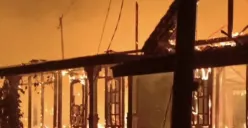 penampakan kebakaran di Ambarawa (Sumber : instagram @ambarawa_terkini)