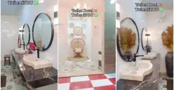 Penampakan toilet mewah SPBU bak toilet hotel berbintang yang viral di media sosial (Sumber : instagram.com/undercover.id)