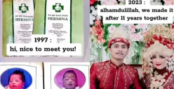 Dulu Lahir di Klinik dan Tanggal yang Sama, Pasangan Ini Berujung Resmi Menikah (Sumber : TikTok/@Aulianibismi)