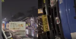Kronologi Kecelakaan Truk Terguling di Tengah Jalan Setiabudi Banyumanik, Kondisi Terkini Sopir Jadi Sorotan (Sumber : Instagram/@infokejadian_semarang)