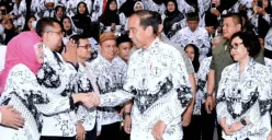 Presiden Jokowi terkejut dengan fakta tingkat stres guru lebih tinggi dari profesi lainnya. (Sumber : Instagram/Jokowi)